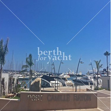 Marina Yacht berths and Moorings for sale in Port Camille Rayon - Golfe-Juan- French Riviera